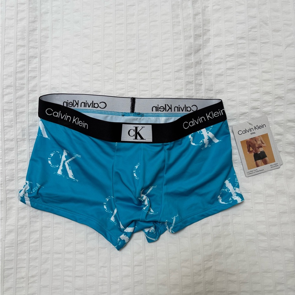 Calvin Klein Teal Boxer Briefs